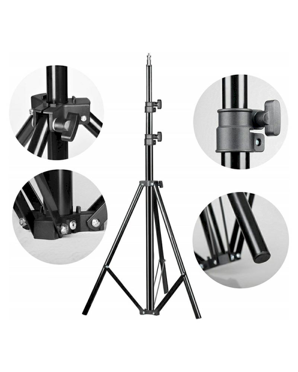 Универсальная лампа Fusion A02 для блогов и стриминга + штатив 2.1м