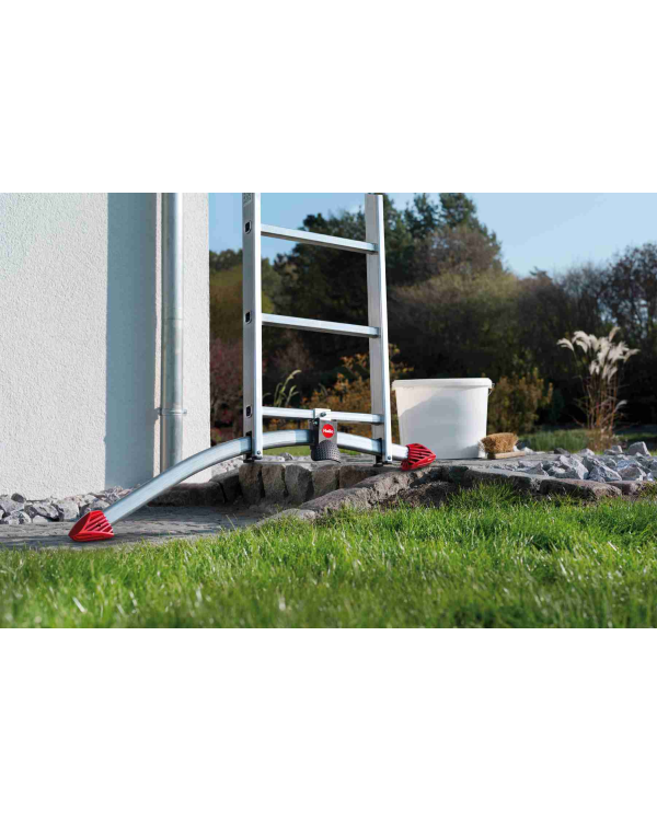 Комбинированная лестница S100 Hailo ProfiLOT | алюминий| 3x12 ступени