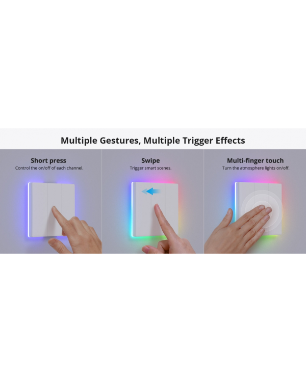 Умный настенный выключатель Sonoff T5-4C-86