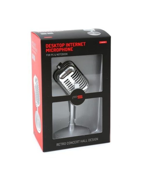 FS Freestyle FHM2030 Audio Микрофон для компьютера Серебряный