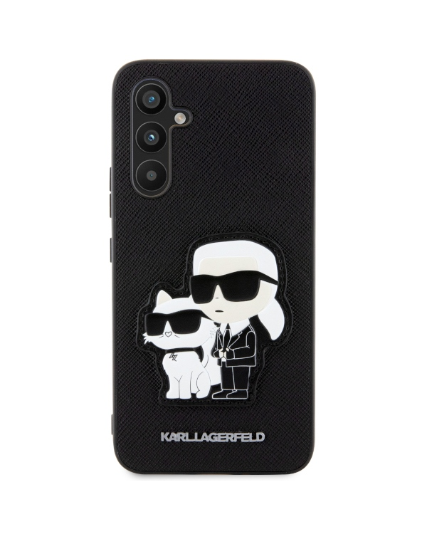 Karl Lagerfeld KLHCA34SANKCPK A34 5G A346 hardcase czarny|black Saffiano Karl & Choupette