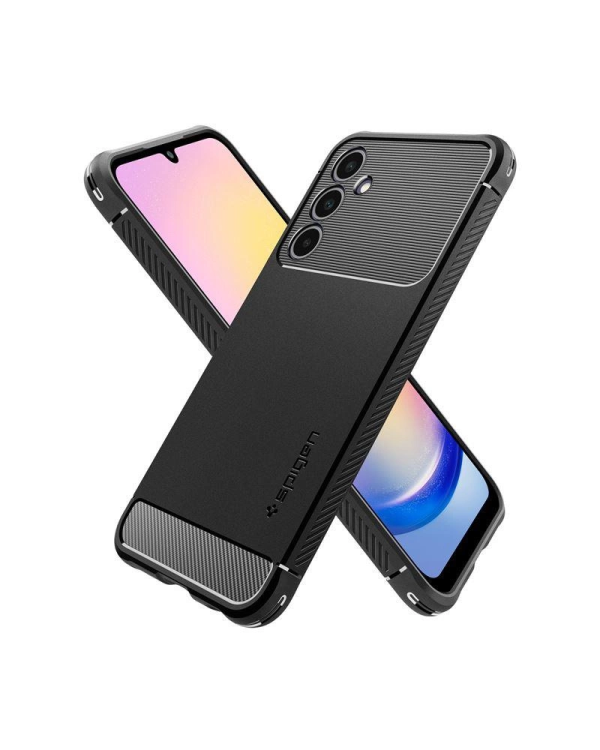 Spigen Rugged Armor case for Samsung Galaxy A25 5G - matte black