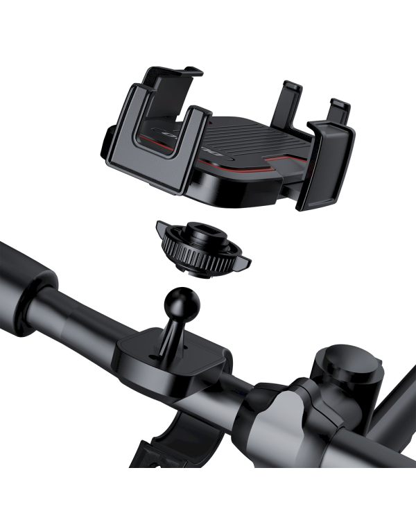Dudao bike phone holder on the handlebar black (F7PRO)