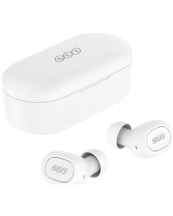 QCY T2C Airpods Bluetooth 5.0 наушники с микрофоном (MMEF2ZM/A) белые