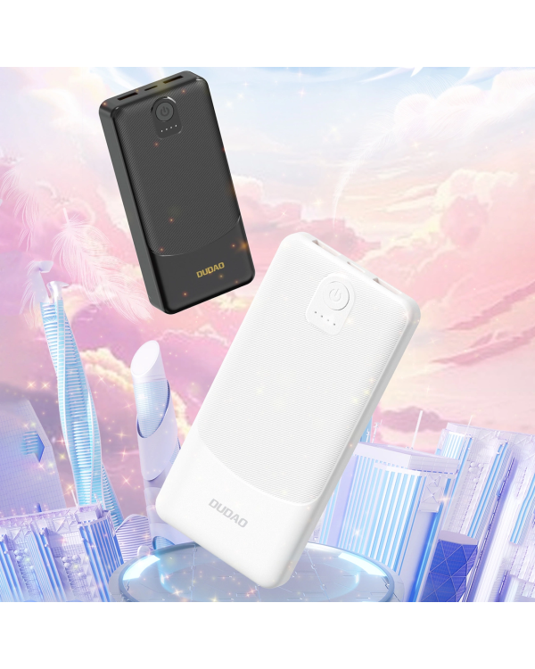 Powerbank Dudao K10 10000mAh 2.4A 2 x USB-A - черный