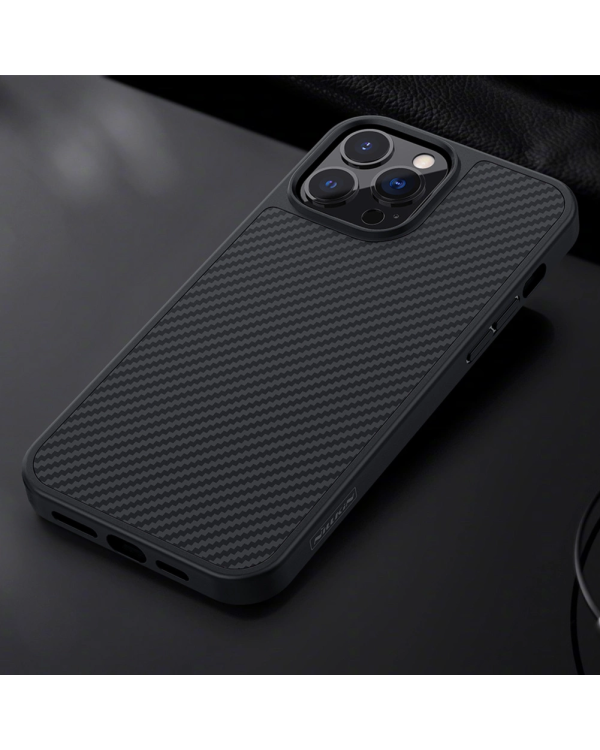 Nillkin Synthetic Fiber Carbon iPhone 13 Pro case black