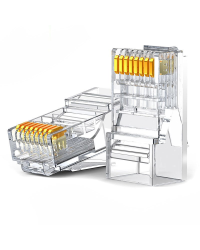 Ugreen 10x разъем соединительный конец RJ45 8P8C Cat 6 прозрачный (50961)