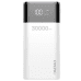 Dudao power bank 4x USB 30000mAh with LCD 4A white (K8Max white)