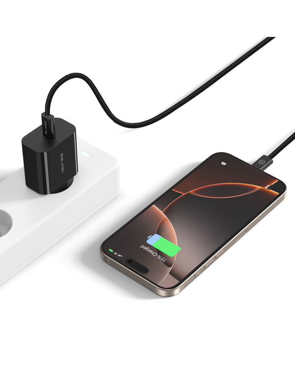 Blavec Настенное зарядное устройство BC-7 GaN4 - Type C - PD QC 45W 3A (TCBC7G4-CB453A) черный