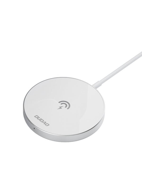 Dudao 15 W magnetic wireles Charger + 20 W wall charger included (MagSafe compatible) white (A12XS)