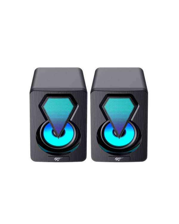 Компьютерные колонки Havit SK210mini PRO 2.0 RGB (черный)