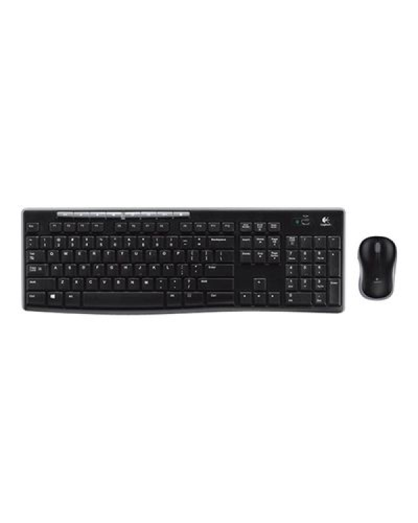 Logitech Keyboard and Mouse Set MK270 - US Layout - Black
