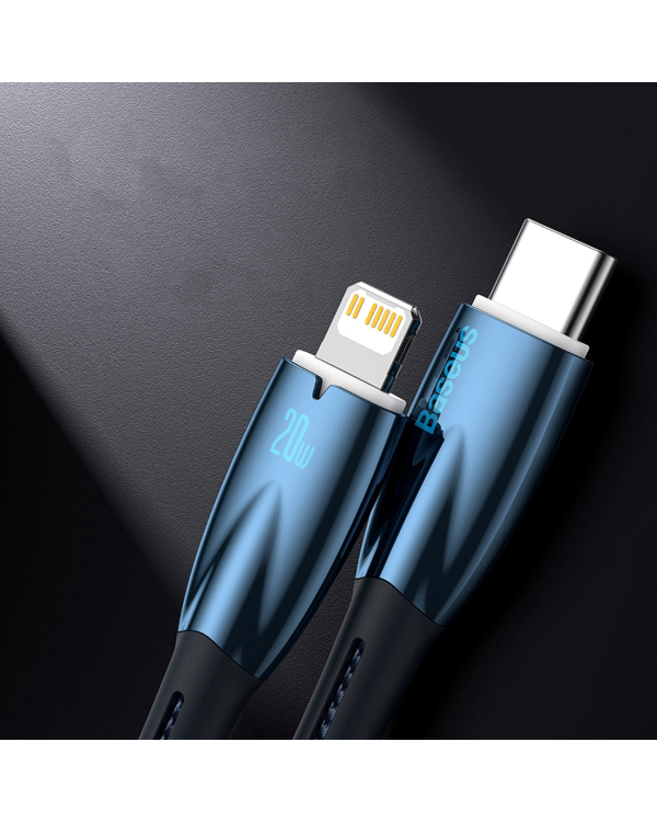 Baseus Glimmer Series Fast Charging Cable USB-A - USB-C 100W 480Mbps 2m black