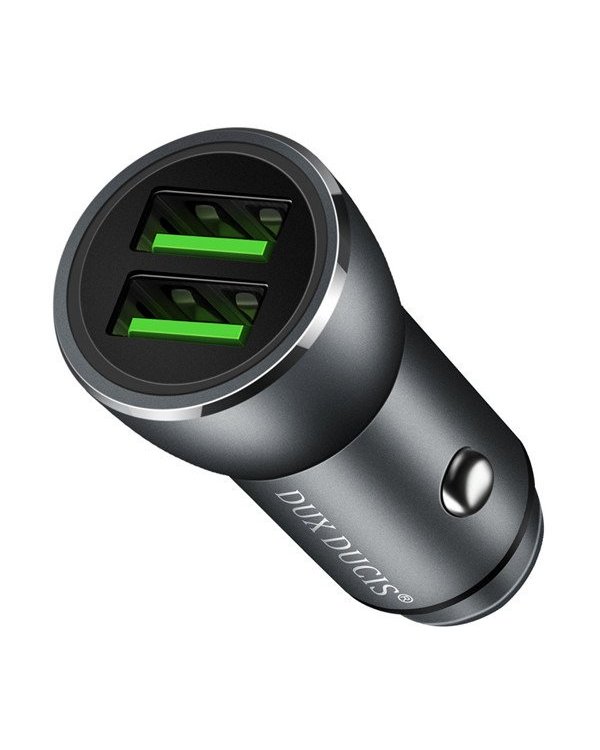 Dux Ducis CC1 Quick Charge 3.0 Автомобильная Зарядка Черная (EU Blister)