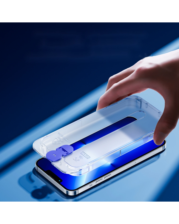 Joyroom Рыцарское стекло для iPhone 14 Pro Max с монтажным комплектом прозрачное (JR-H12)