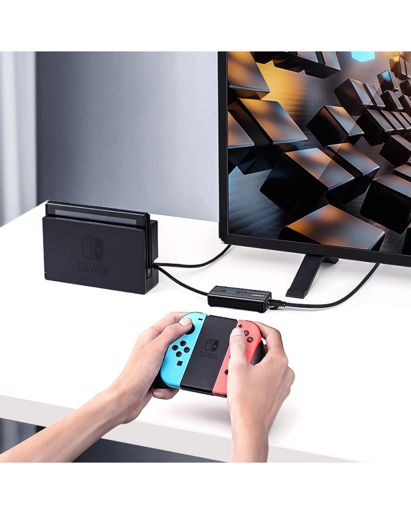 Ugreen 20265 USB-A | RJ45 1000 Mbps HUB 3x USB 3.0 сетевой адаптер - черный