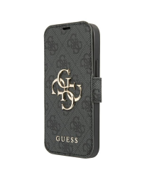 Guess GUBKP13L4GMGGR iPhone 13 Pro | 13 6,1" szary|grey book 4G Big Metal Logo