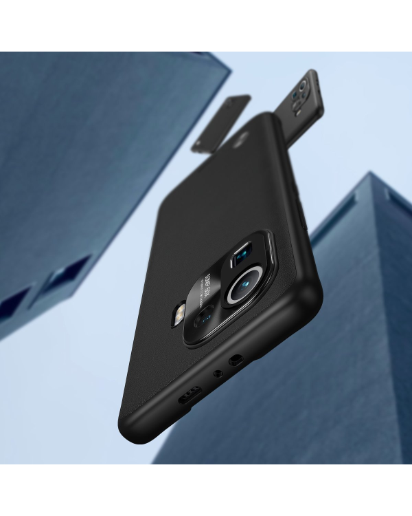 Baseus Alloy Leather Protective Case For Xiaomi Mi 11 pro (black)