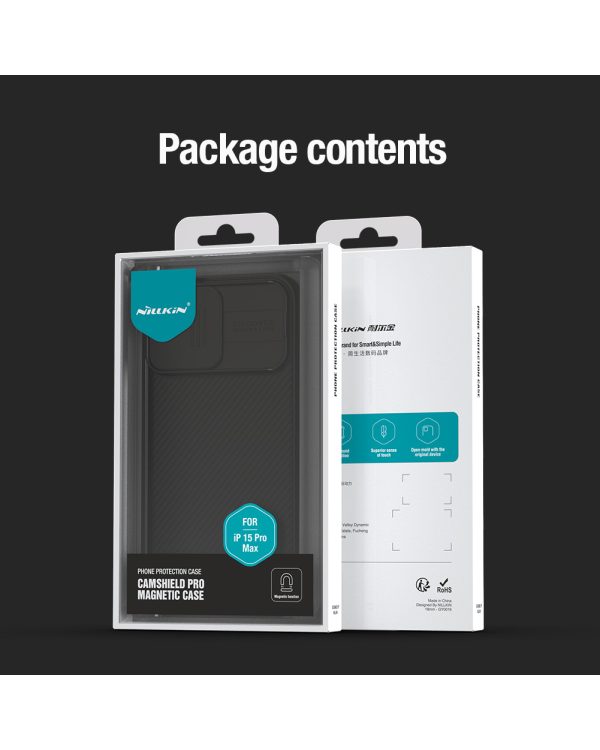 Nillkin CamShield PRO Magnetic Hard Case for Apple iPhone 15 Pro Max Deep Green