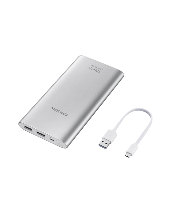 Samsung EB-P1100BSEGWW Power Bank Micro USB / 15W / 10 000 mAh Серебряный