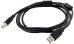 Omega OUAB3 USB 2.0 A-plug AM-BM Кабель для принтера 3m Черный