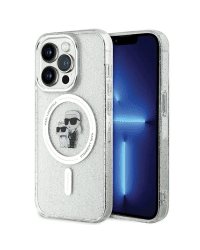 Karl Lagerfeld Karl&Choupette Glitter MagSafe KLHMP15LHGKCNOT Apple iPhone 15 Pro 6.1" чехол для мобильного телефона