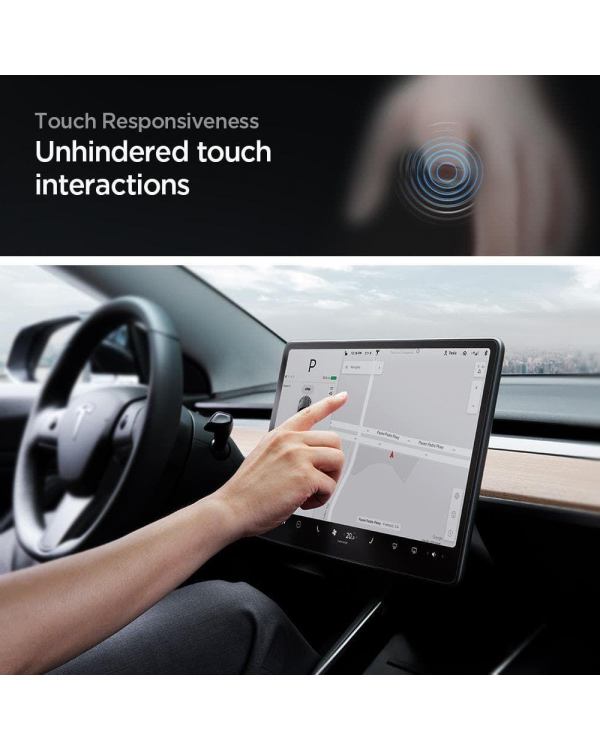 TEMPERED GLASS Spigen GLAS.TR "EZ FIT" TESLA MODEL Y | 3