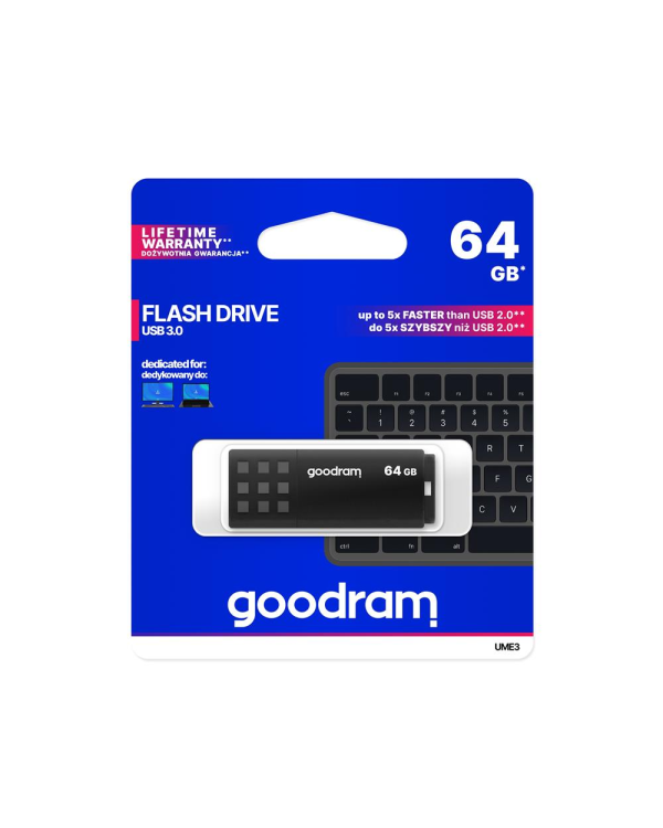 Goodram pendrive 64GB USB 3.0 UME3 black