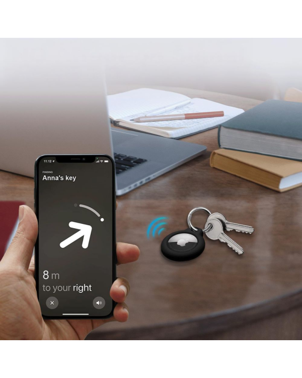 Пластиковый чехол Tech-Protect для Apple AirTag | 4 шт | черный