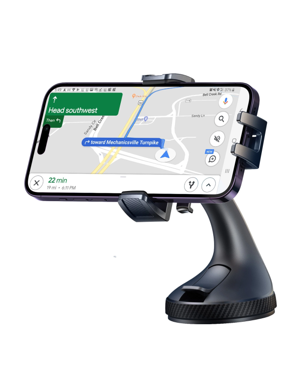 Joyroom JR-OK6 зажимной держатель телефона для стекла - черный