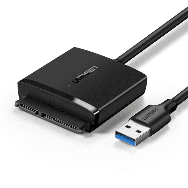UGREEN Adapter HDD 2.5" & 3.5" SATA to USB 3.0 (black)