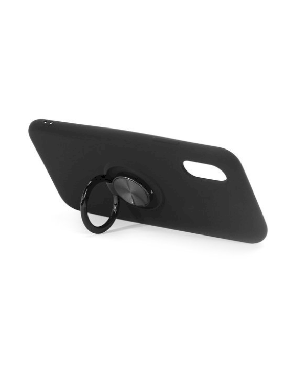 Fusion ring силиконовый чехол с магнитом для Apple iPhone 12 Mini черный