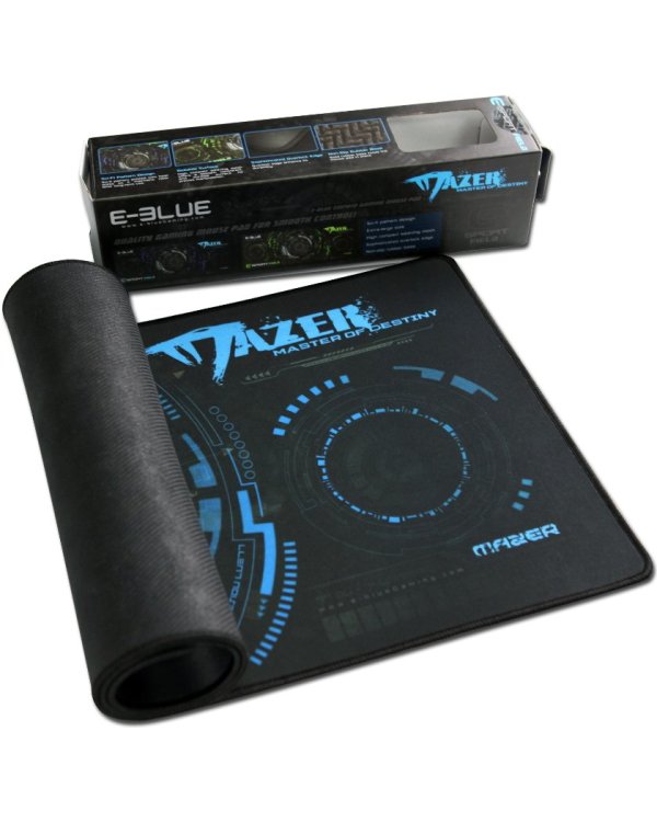 Игровой коврик мыши E-Blue Mazer XL черный / синий 800x300мм