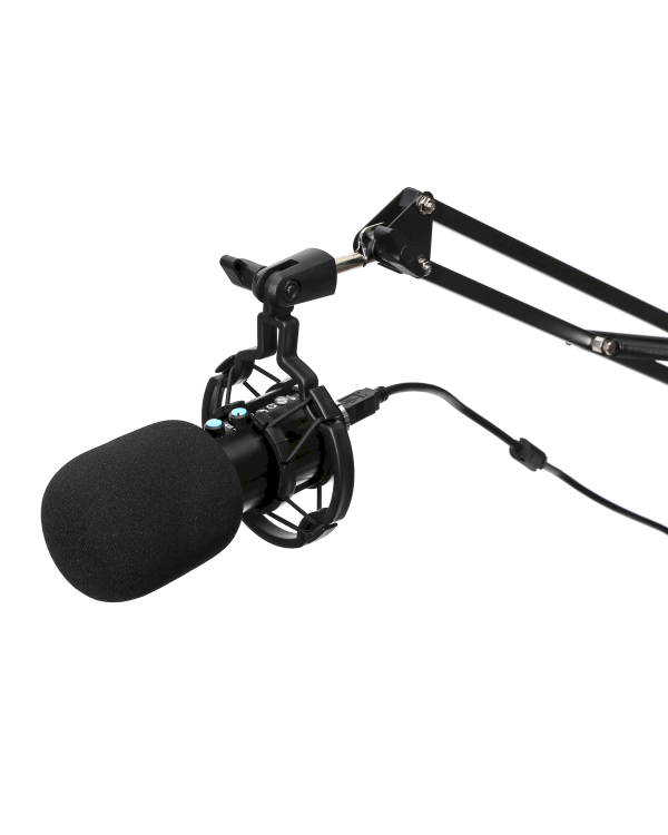 Varr Tube Микрофон Для Игр / Трансляций / Подкастов Черный + Держатель, Поп фильтр