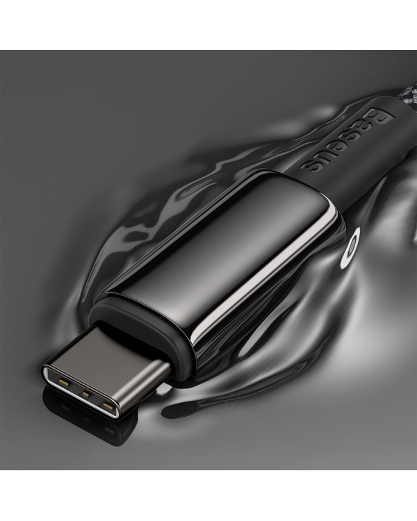 Кабель Baseus Tungsten Gold Type-C - Type-C | 100 Вт | 2 м | черный