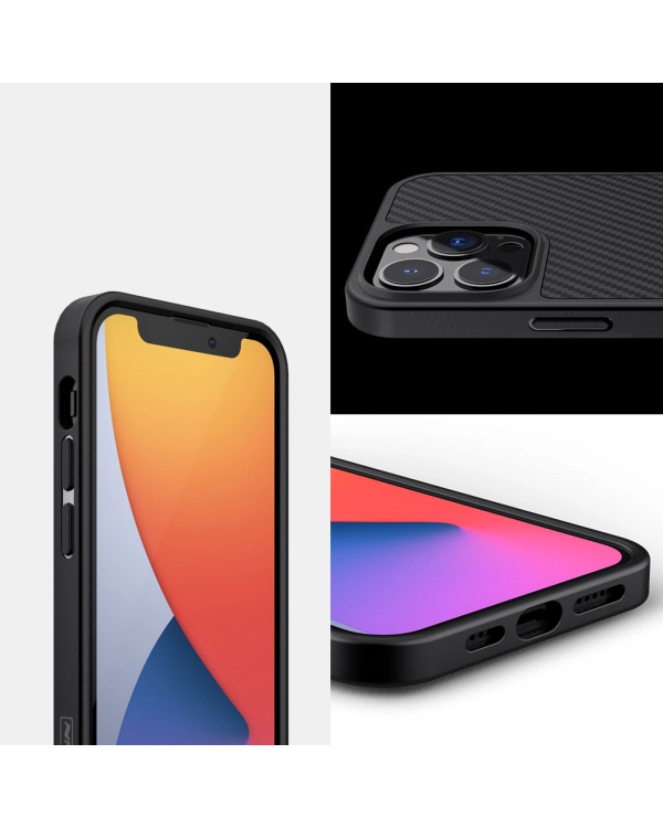 Nillkin Synthetic Fiber Carbon iPhone 13 Pro case black