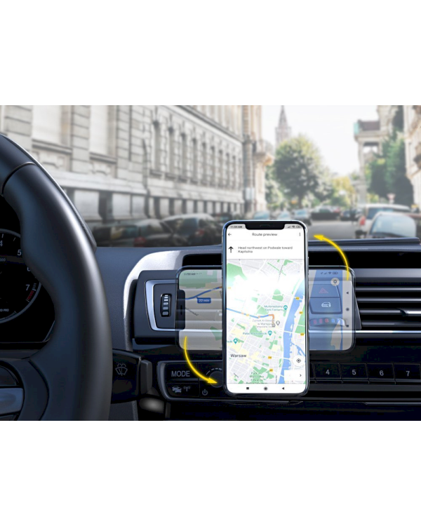 Wozinsky Universal Magnetic Car Bracket Mount Phone Holder 360 for Air Outlet black (WMH-03)