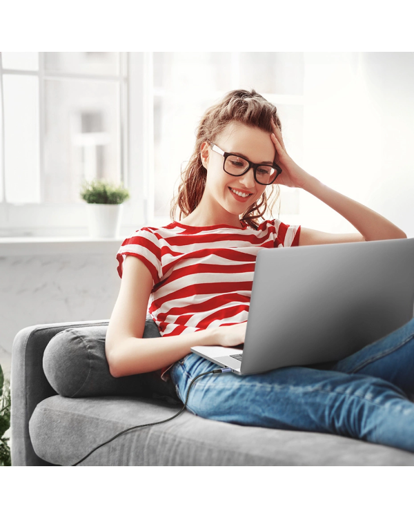 Ugreen US535 USB-C | USB-C PD кабель 240W 5A 1м - серый