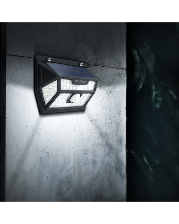 Внешняя светодиодная солнечная лампа Blitzwolf BW-OLT1 с датчиком движения 2200 мАч