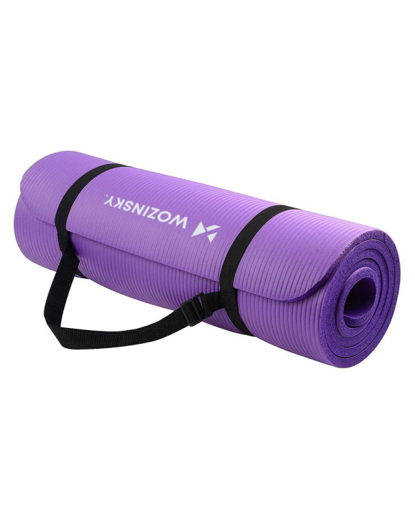 Возинский коврик для упражнений и йоги 181 х 63 х 1 см пурпурный