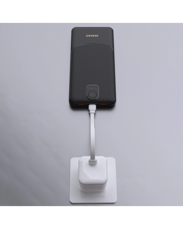 Powerbank Dudao K10 10000mAh 2.4A 2 x USB-A - черный