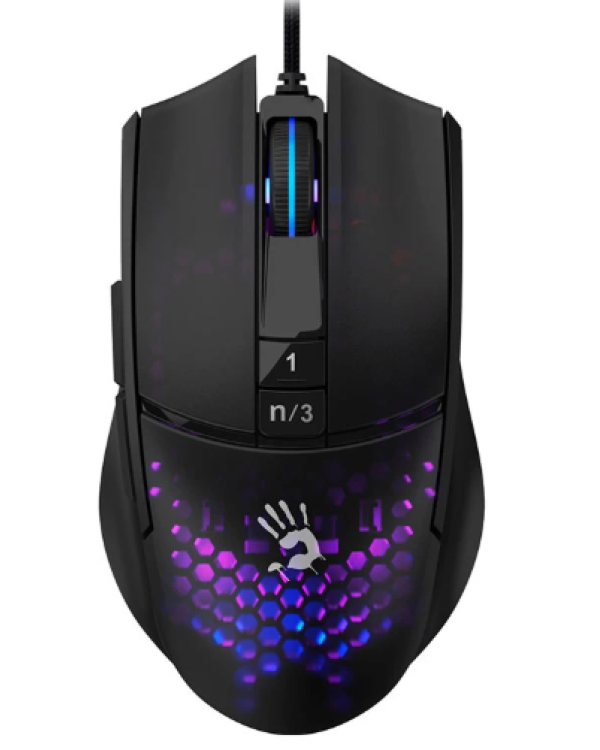 Проводная игровая мышь A4TECH Bloody L65 Max | Honeycomb RGB| black