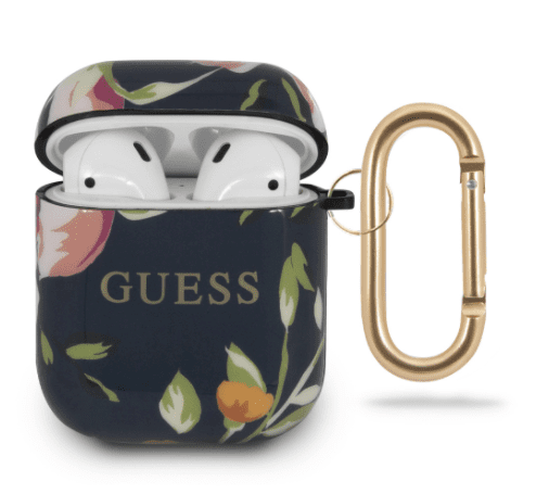 Guess GUACA2TPUBKFL03 Силиконовый чехол для наушников Apple Airpods 1 / 2 Floral N.3
