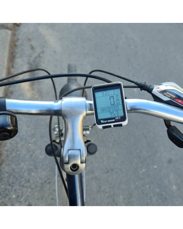 Goodbuy 18663 беспроводной водонепроницаемый измеритель скорости велосипеда для велосипедов IPX4 / LCD