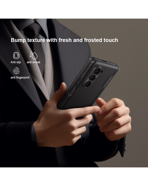 Nillkin Super Frosted FOLD Stand Back Cover for Samsung Galaxy Z Fold 5 Blue