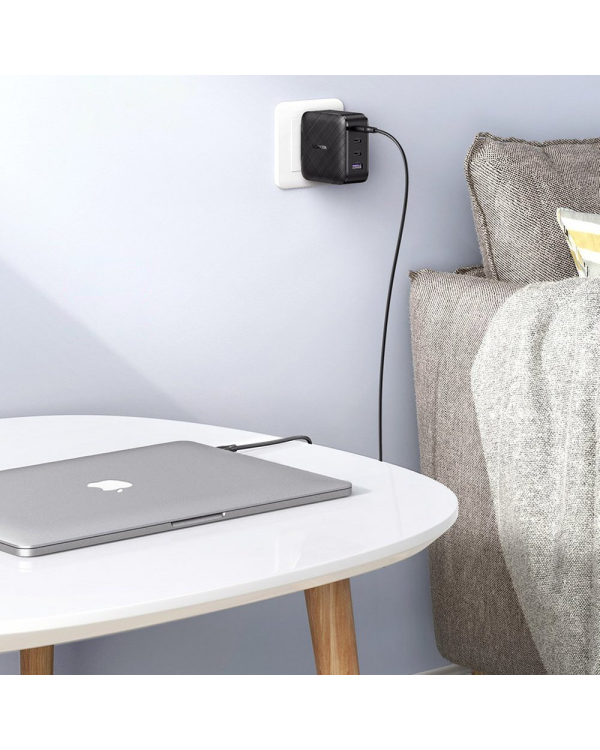 Ugreen fast charger PPS 65W USB / 3x USB Type C QC 3.0 Power Delivery SCP FCP AFC (gallium nitride) сетевое зарядное устройство черное