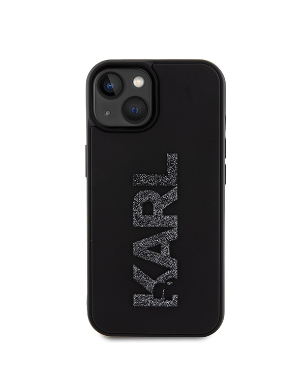 Karl Lagerfeld KLHCP15S3DMBKCK iPhone 15 6.1" czarny|black hardcase 3D Rubber Glitter Logo