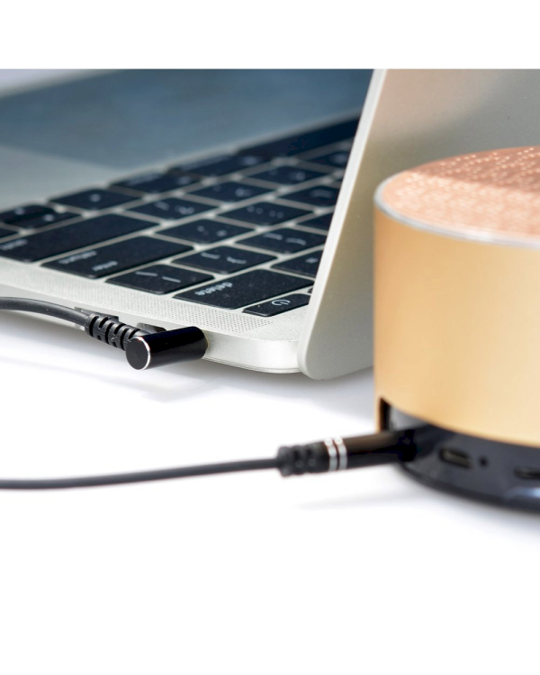 Dudao angled cable AUX mini jack 3.5mm 1m cable white (L11 white)