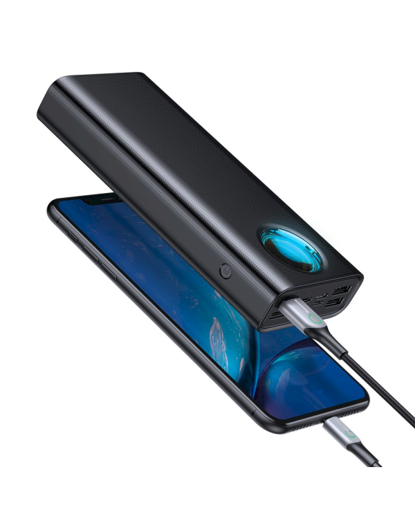 Baseus Amblight PPLG-01 Портативный аккумулятор 30000 mAh / 33W / 12V / 3A Черный