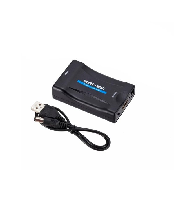 Fusion конвертер видеосигнала SCART в сигнал HDMI (+ аудио) Черный